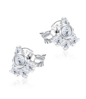 Beautiful Designed with CZ Stone Silver Ear Stud STS-5138